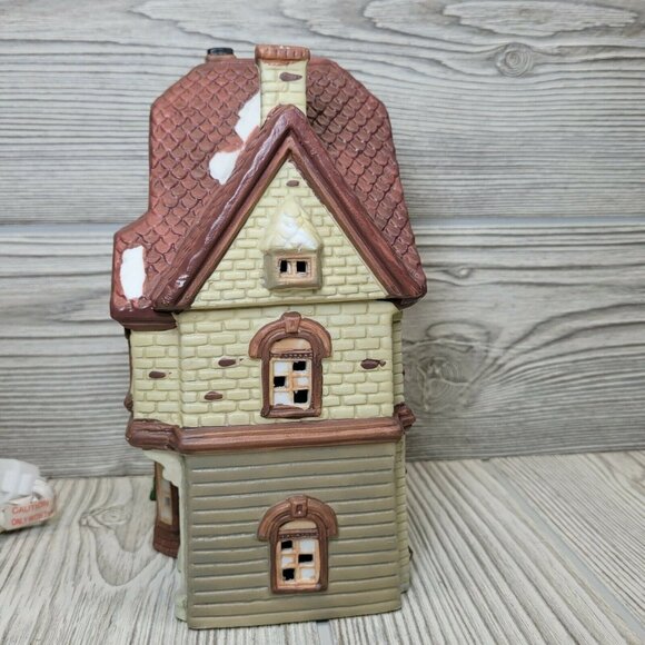 Dickens Keepsake Porcelain‎ Lighted House Teddy Bear Toy Shop Christmas - Picture 5 of 7